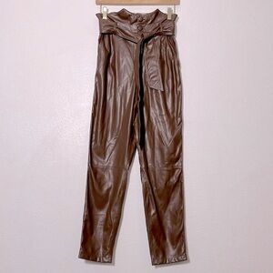 New BB Dakota By Steve Madden Walnut Faux My Darling Pants Size 4
